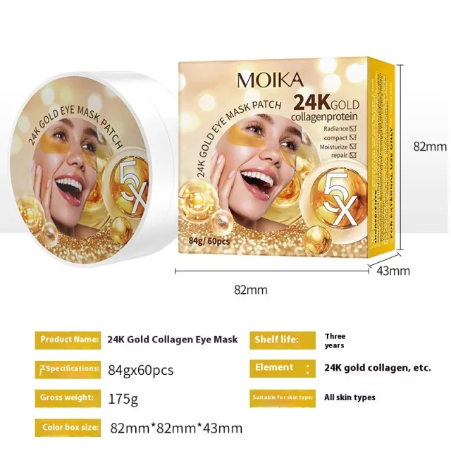 Dark Circles Fade Fine Lines Hyaluronic Acid Eye Pad Collagen Eyes Mask - Shop at LoveMi