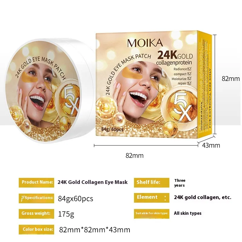 Dark Circles Fade Fine Lines Hyaluronic Acid Eye Pad - Collagen Eyes Mask