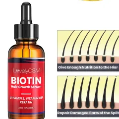 Anti-hair Loss Serum Ginger Oil Serum Hair Regeneration Care Biotin - 30Ml - View 1