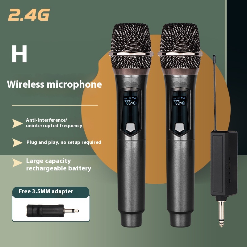 Wireless Microphone Charging Household Outdoor Noise Reduction Handheld
