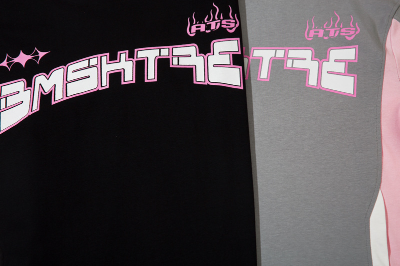 Retro Contrast Color Short-sleeved T-shirt For Women