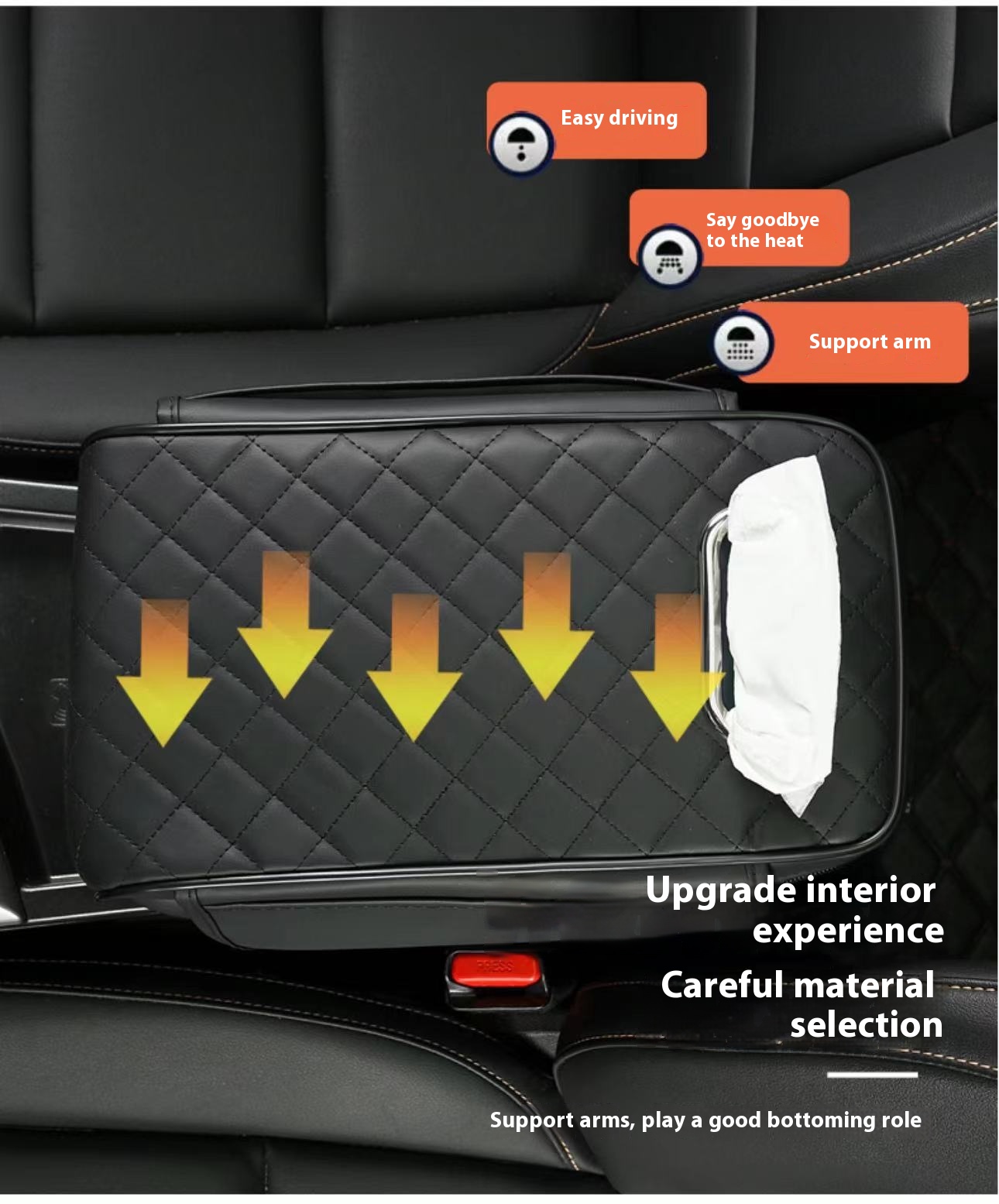 Title 3, Universal Car Armrest Box Cushion Vehicle-mount...