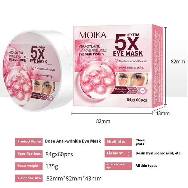 Dark Circles Fade Fine Lines Hyaluronic Acid Eye Pad Anti Wrinkle Eye Mask Patch - Shop at LoveMi