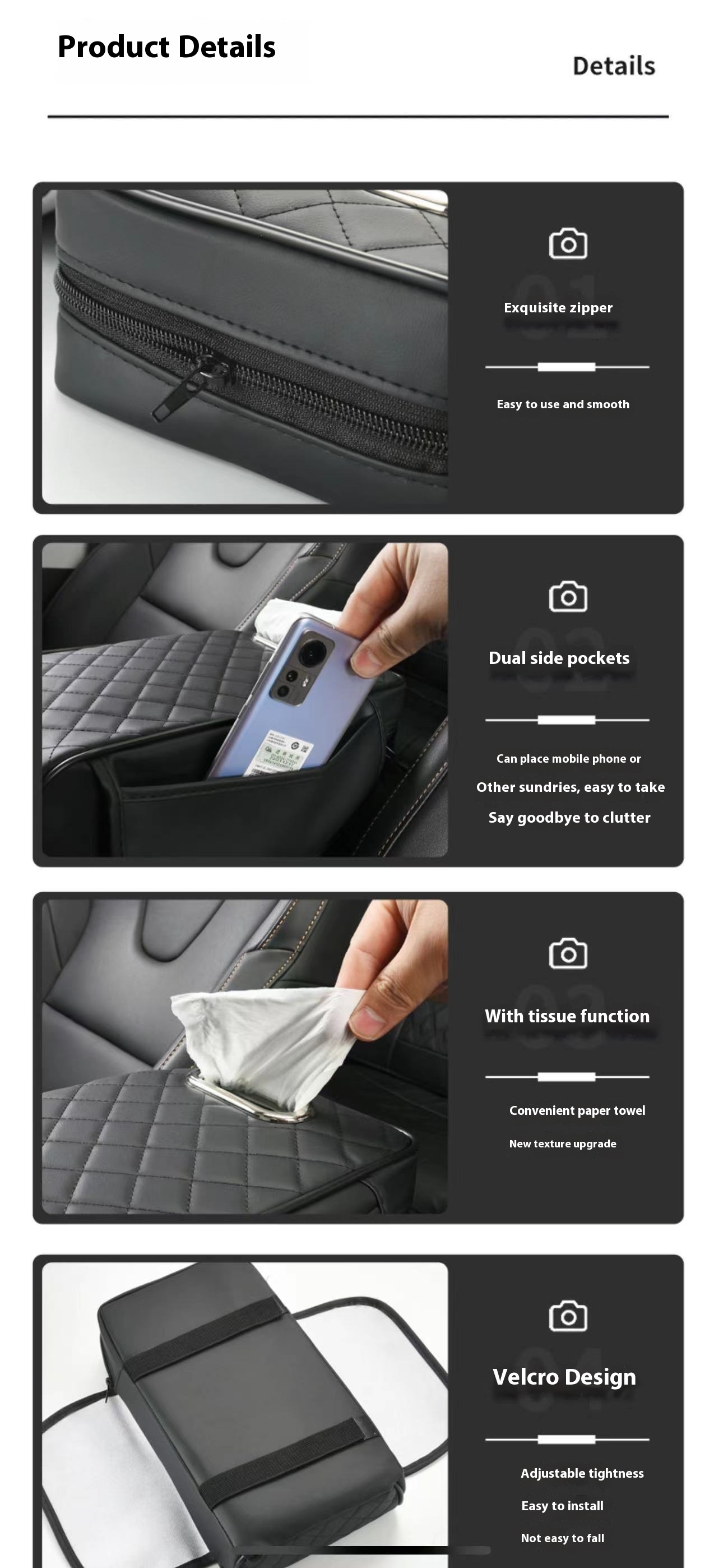 Title 7, Universal Car Armrest Box Cushion Vehicle-mount...