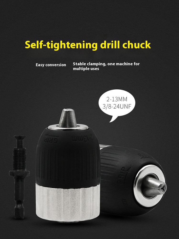 Title 5, Self Locking Electric Drill Conversion Chuck 2-...