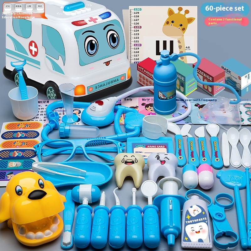 Blue Car 60 Pieces