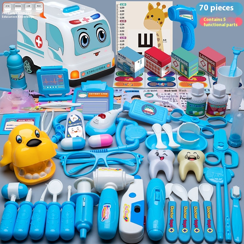 70 Pieces Of Blue Car