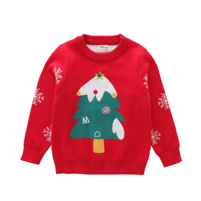 Kids' Sweater Christmas Red Pullover Sweater