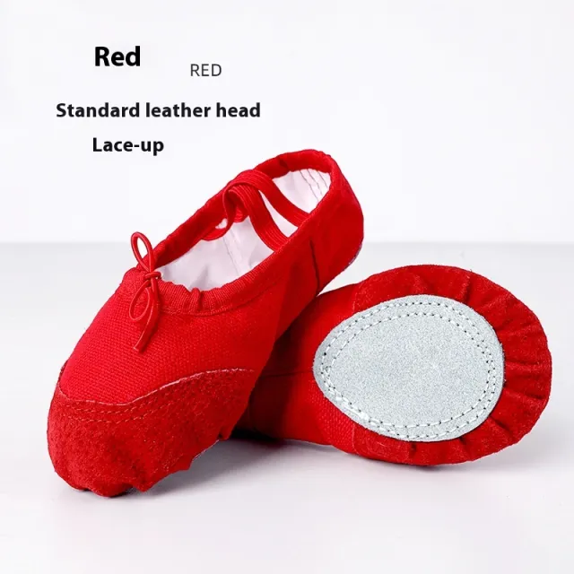 Children's Dance Shoes Women's Soft Bottom Body Practice Dancing Shoes Red - Shop at LoveMi