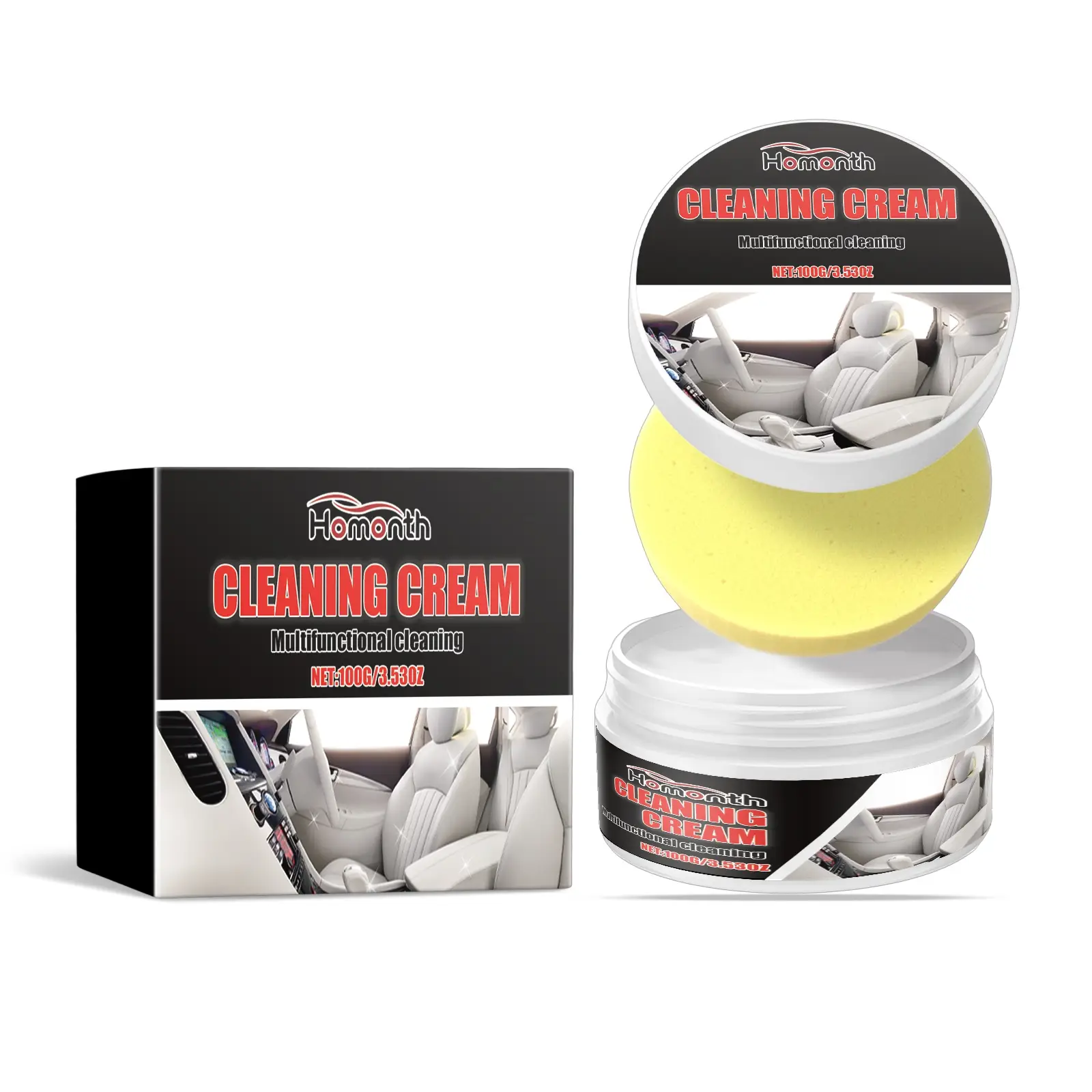 Car Interior Leather Renovation Paste