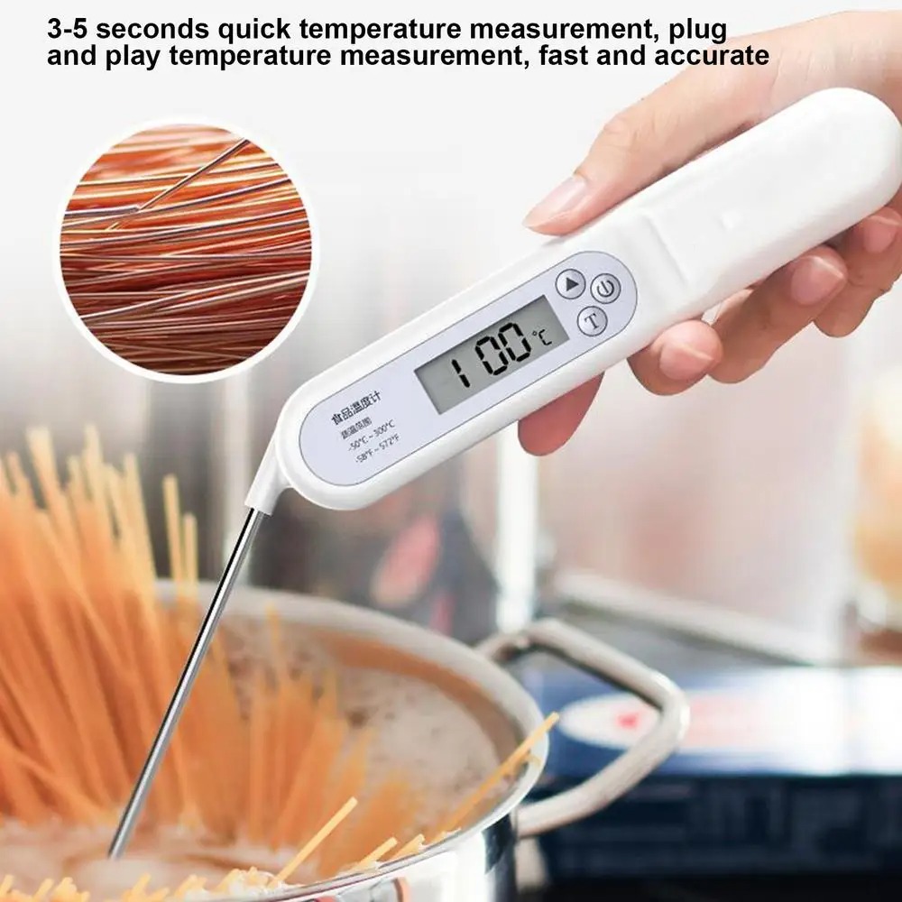 Title 2, Öl-Klapp-Sonden-Thermometer für Lebensmittel, p...