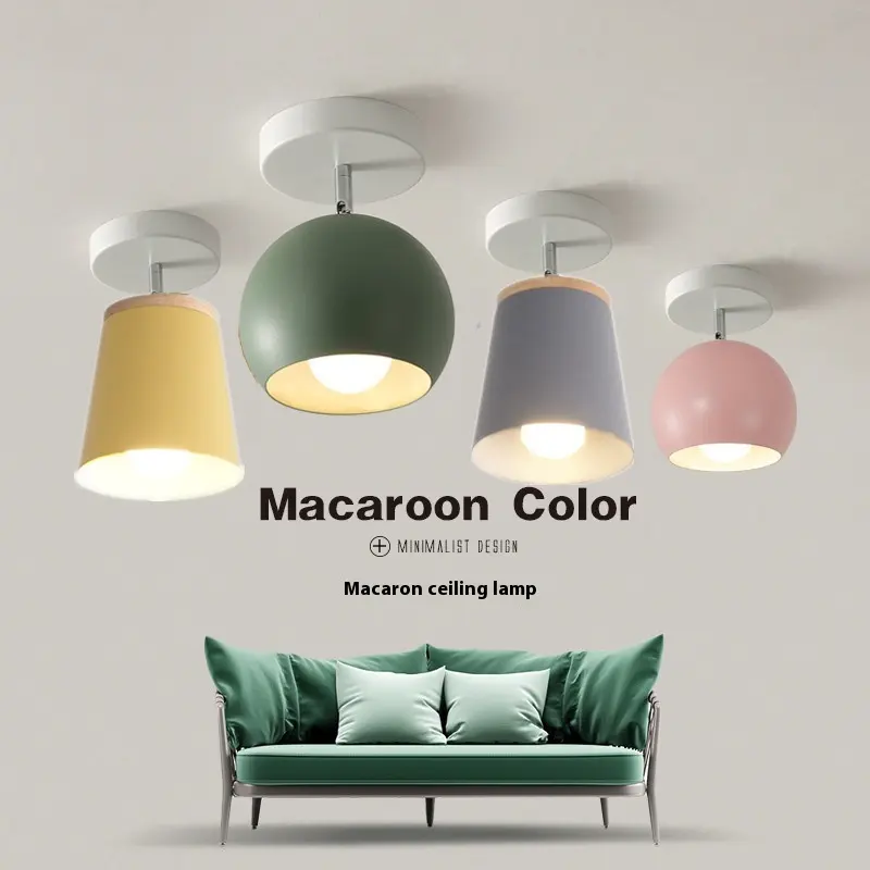 Macaron Ceiling Lamp Aisle Light LED Color
