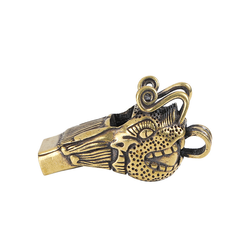 Title 4, Stylish Personality Whistle Brass Keychain Pendant