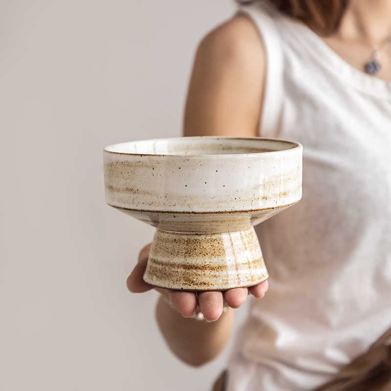 5-inch Dessert Bowl Japanese Ceramic Dim Sum Plate