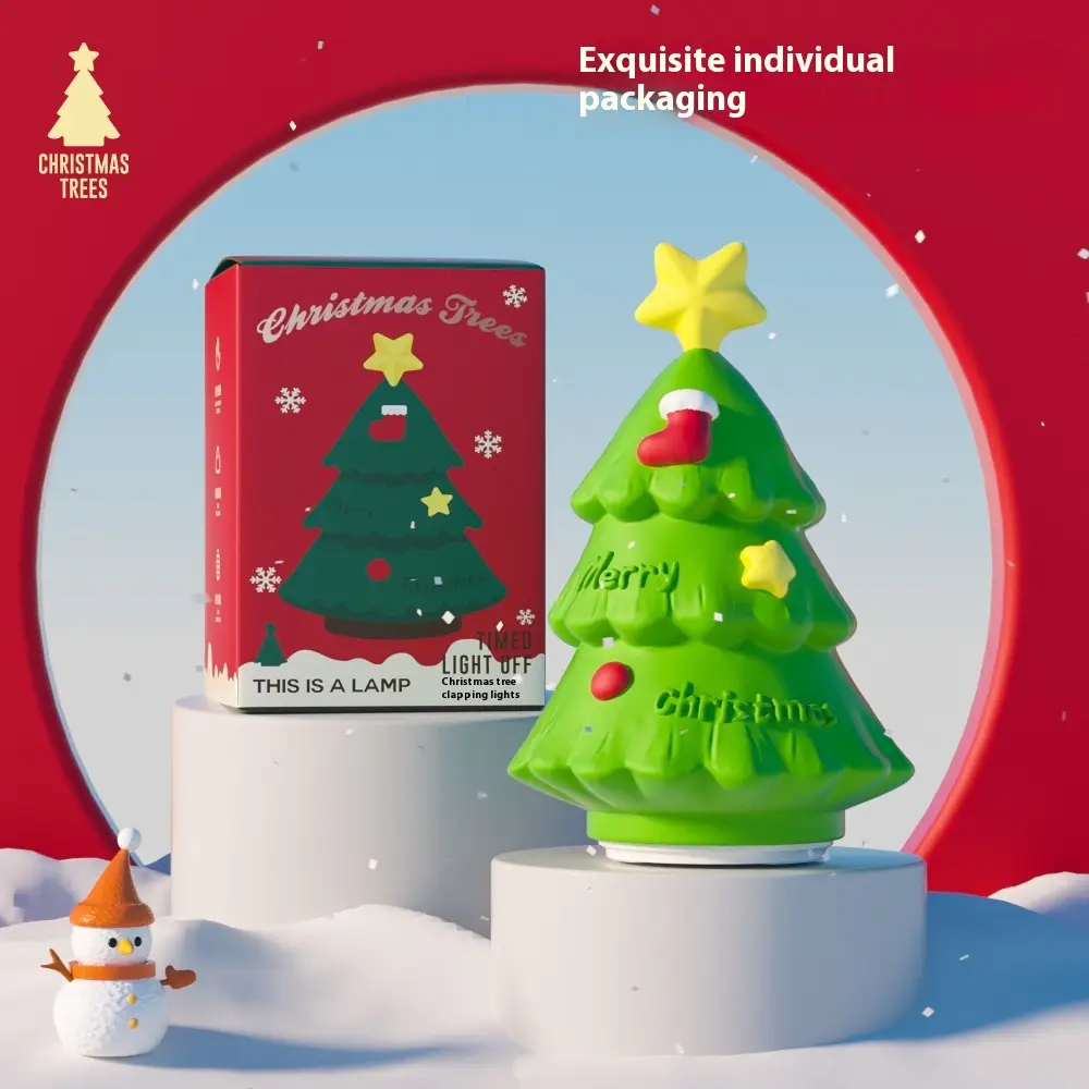 Christmas Tree Night Light Decorative Ornaments Small Night Lamp