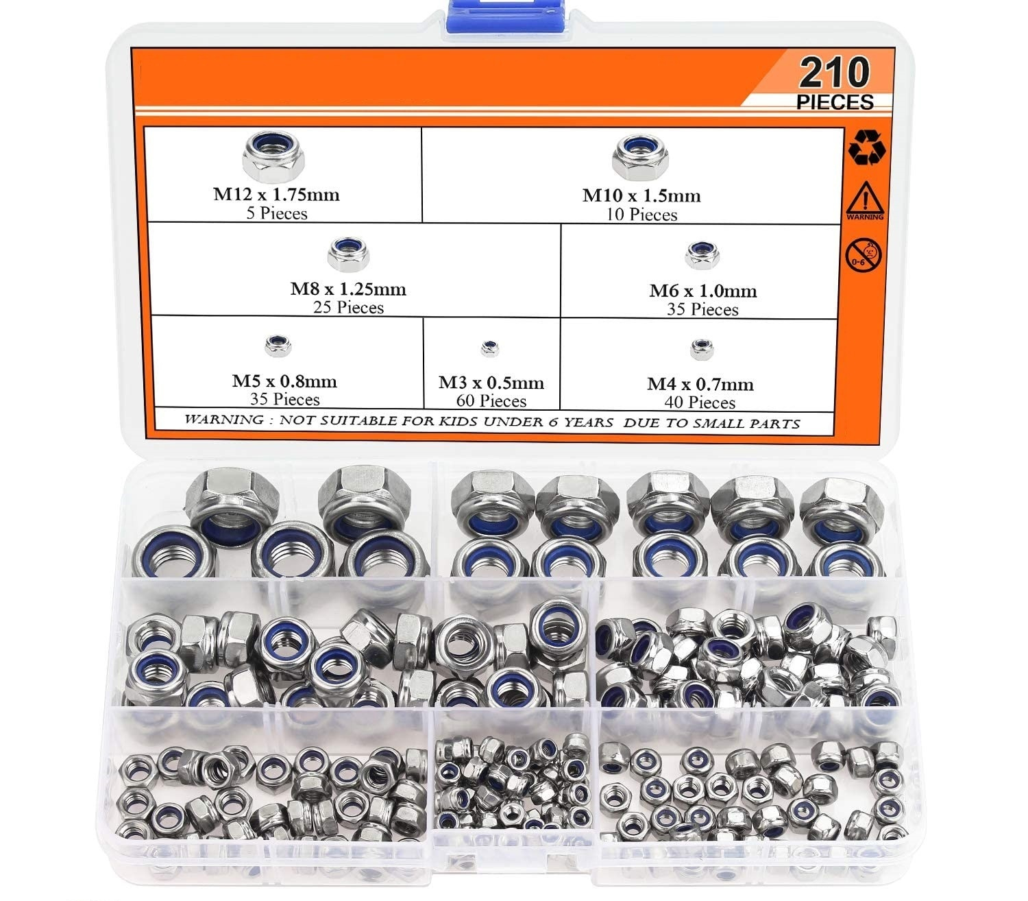 Title 5, Caixa Combinada de Porca de Fixação em Aço Inox...