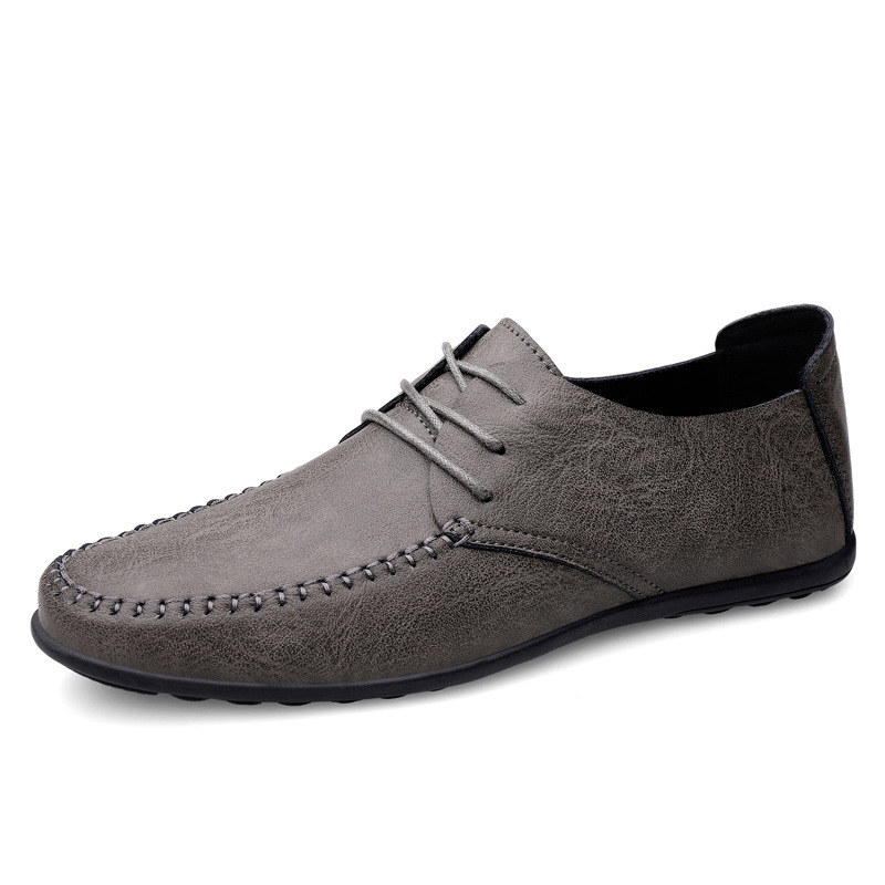 Title 6, Mens Business Casual Breathable Leather Shoes....