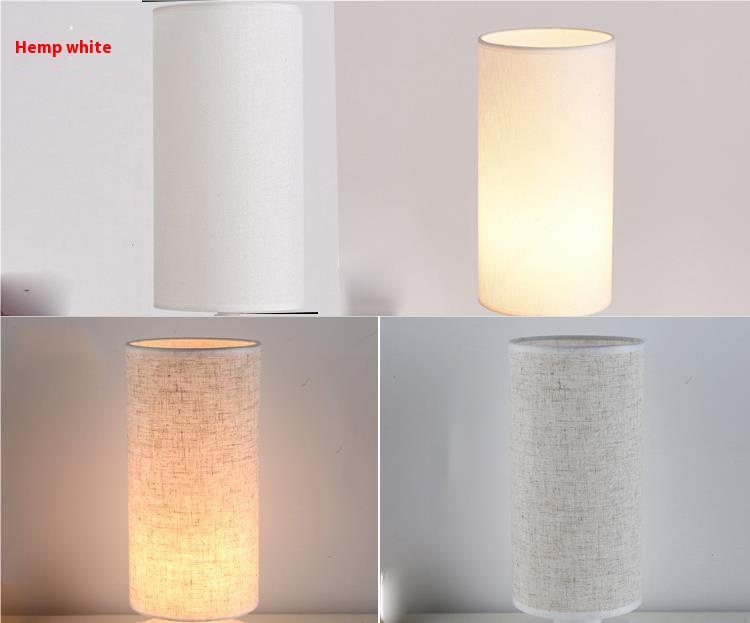 Title 5, Straight Linen Lamp Shade Simple Light