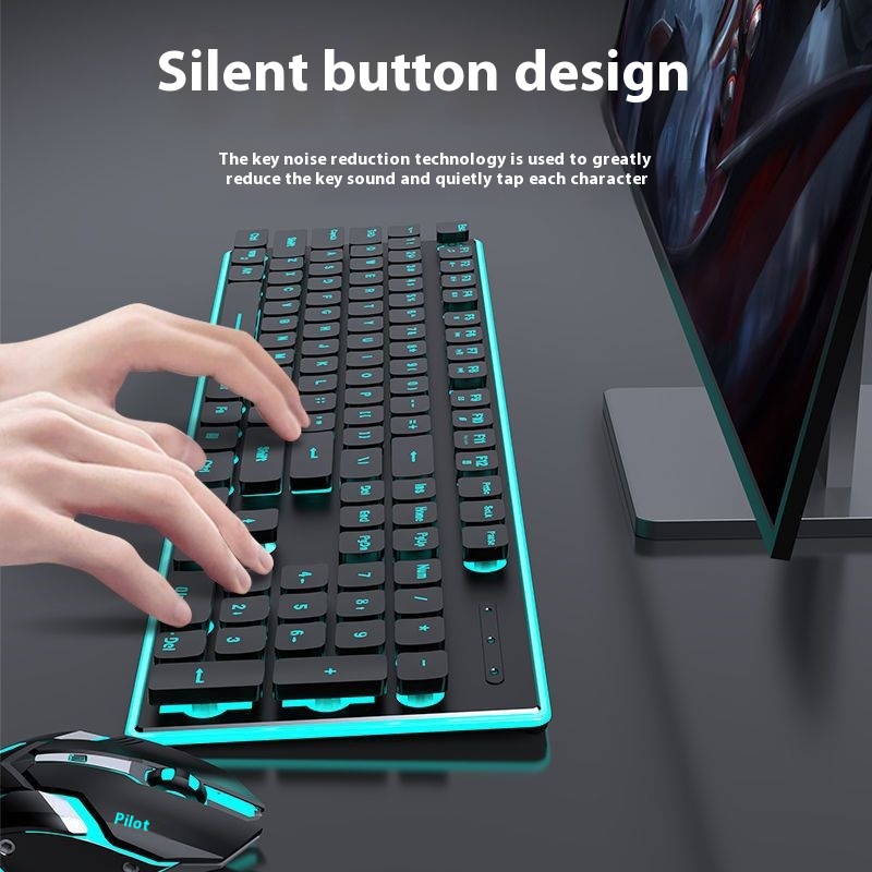 Good-looking Wireless Mute Bluetooth Keyboard