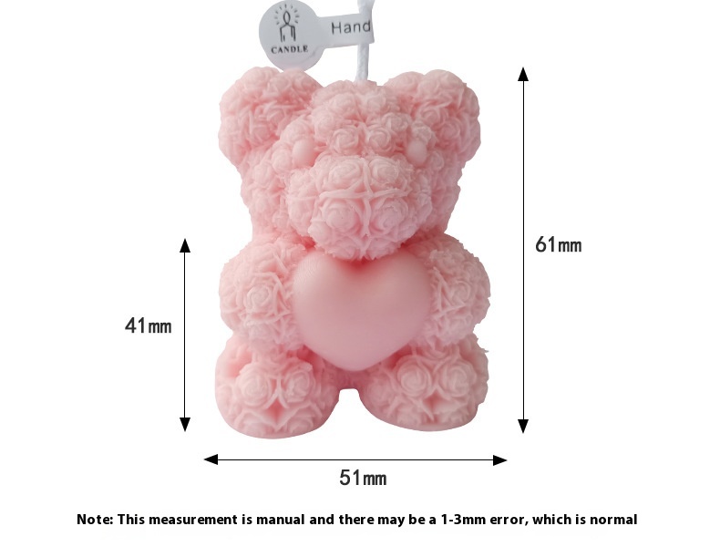 Title 10, Rose Bear Aromatherapy Candle Creative Bedroom ...