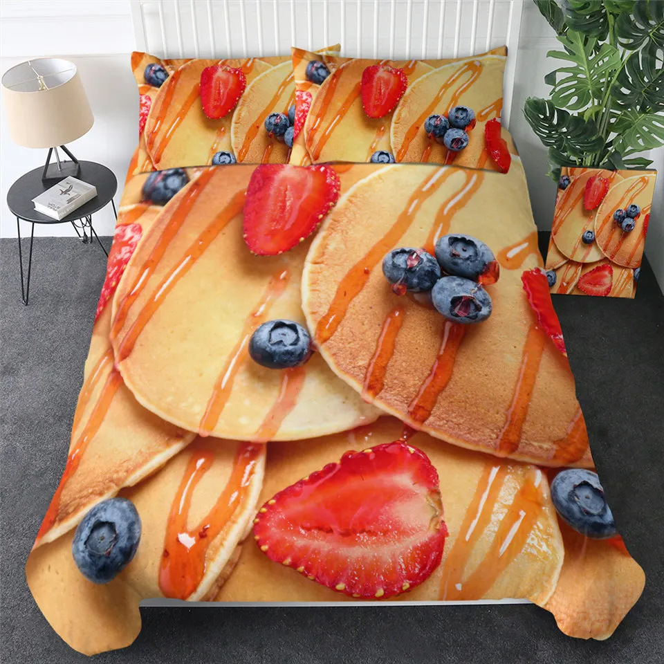 Title 3, Gourmet Pancake Pattern Down Quilt Cover