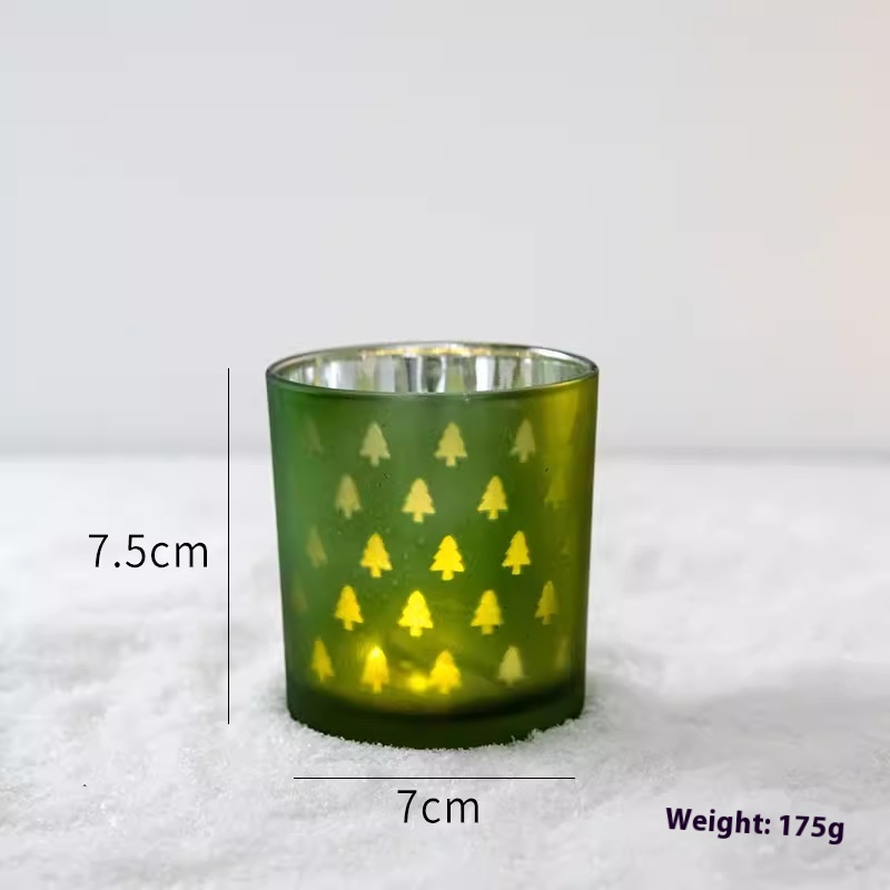 Candle Cup H Green