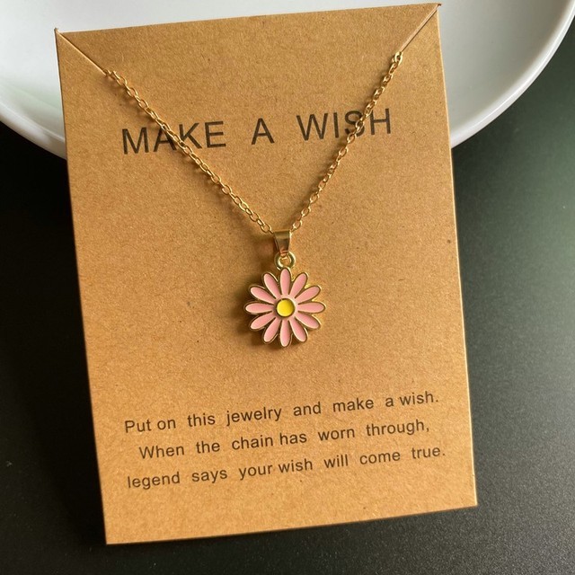 Women's Fashion Sunflower Pendant Necklace
