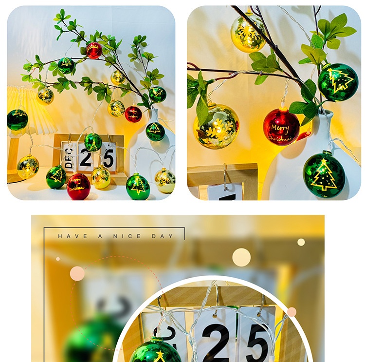 Title 3, Christmas Party Decorations Scene Layout Atmosp...