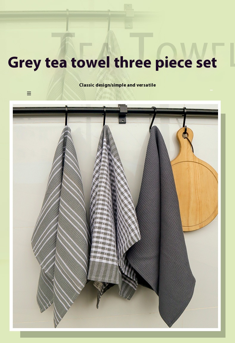 Title 14, Three Piece Set Of Tea Towels For Home And Kitc...