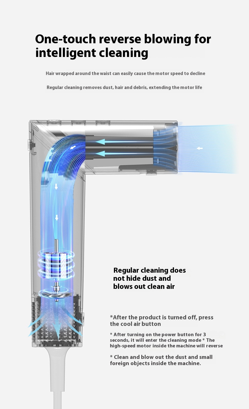 Title 12, Secador de pelo plegable 8 en 1 Plasma