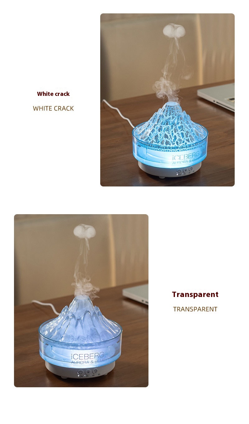 Title 5, Glacier Lava Humidifier Household USB Colorful ...