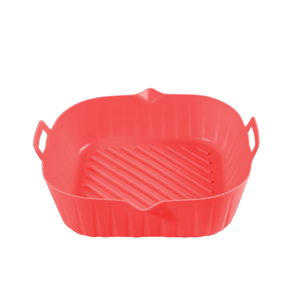 Title 4, Silicone Air Fryer Baking Tray Round Thickened ...