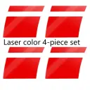 Steel Ring Modification Reflective Bumper Line Rearview Mirror Decorative Stickers view 2