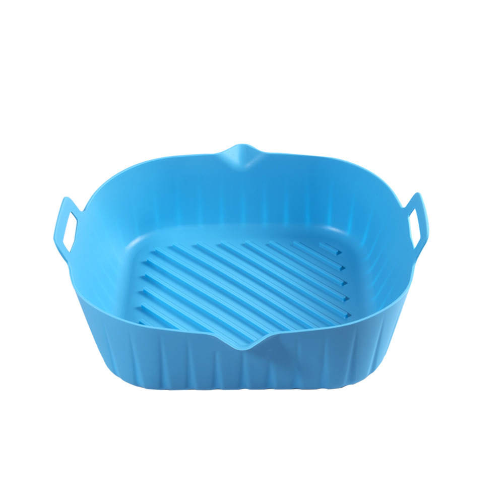 Title 3, Silicone Air Fryer Baking Tray Round Thickened ...