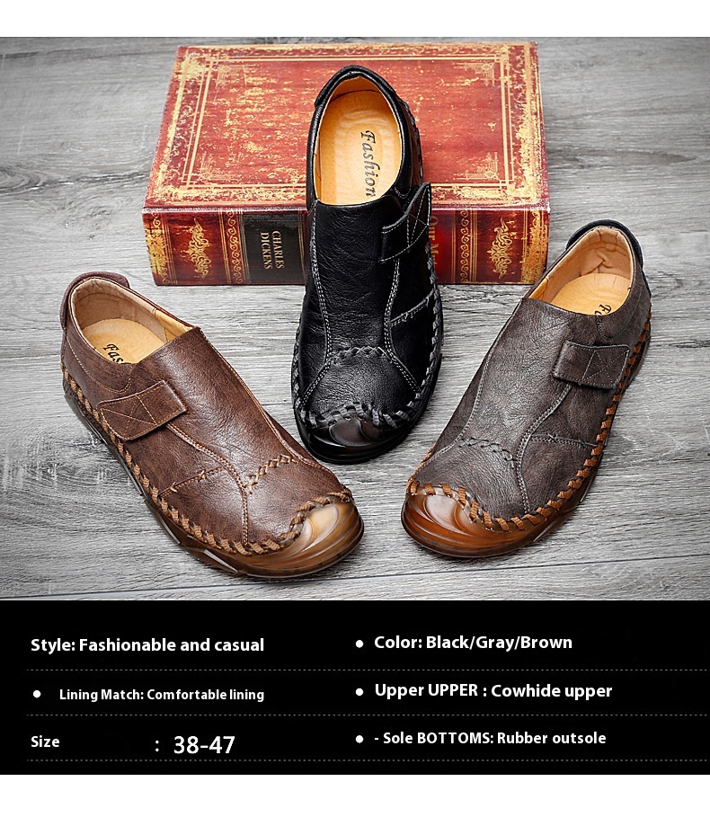 Title 5, Handmade Genuine Leather Men