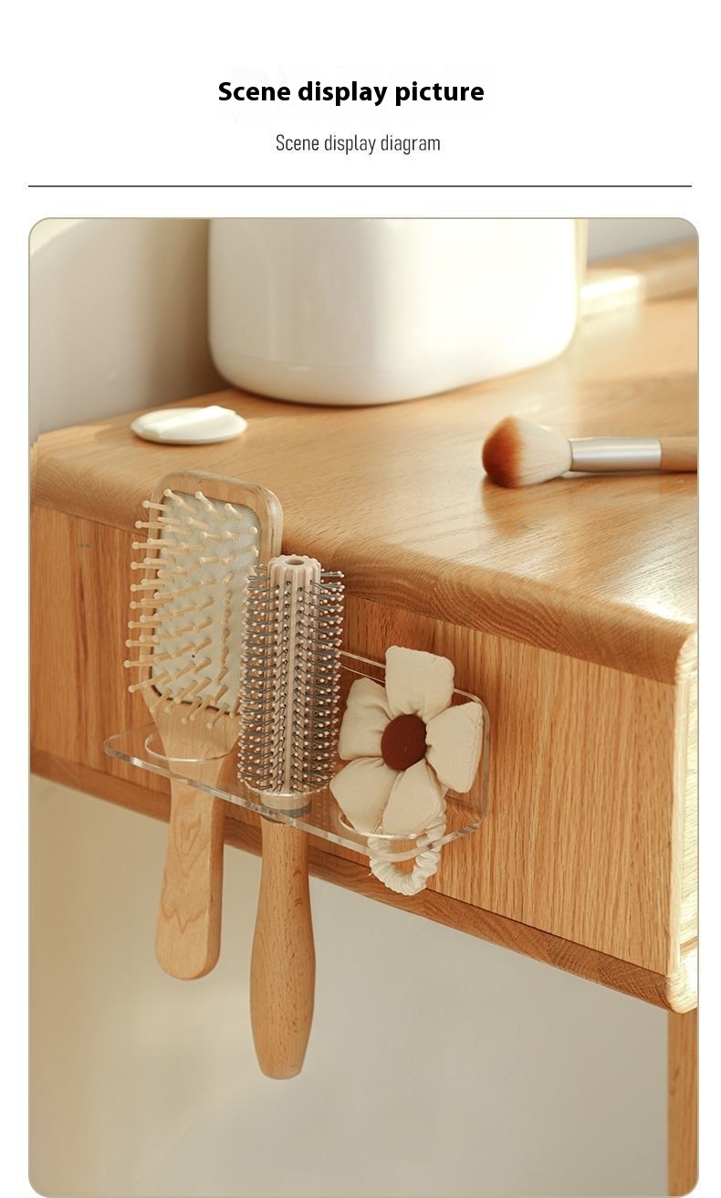 Title 2, Bathroom Comb Stand Wall-mounted Punch-free Goo...