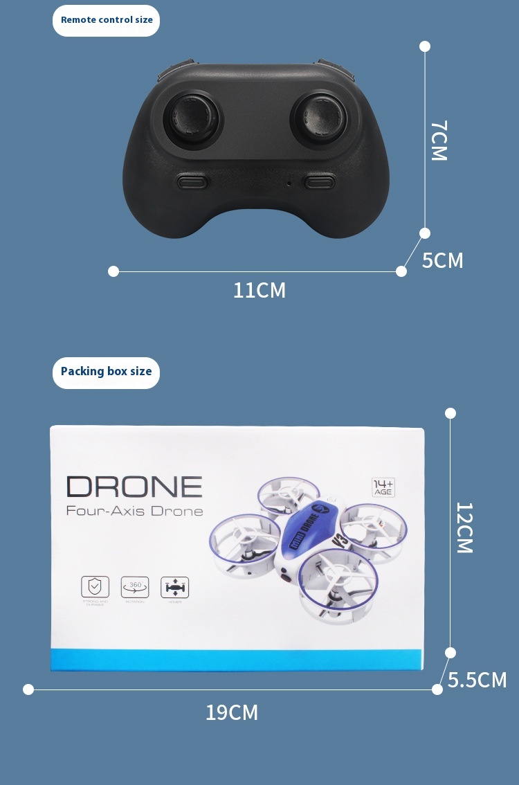 Title 5, Mini Remote Control Four-axis UAV Children Remo...