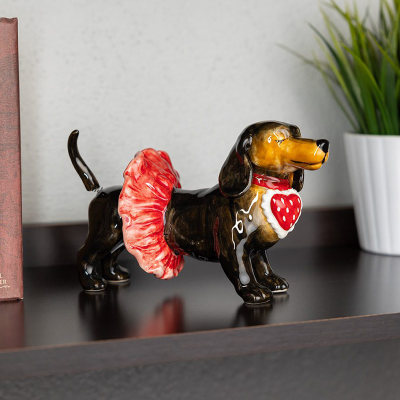 Title 2, Ceramic Dog Decoration Creative Home Decoration