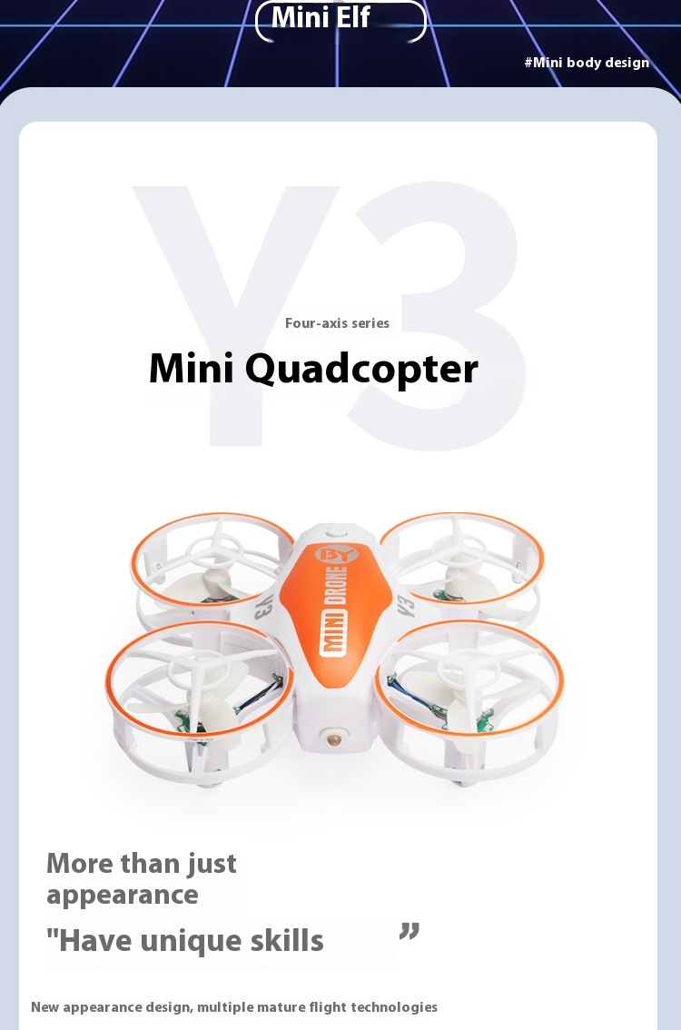 Title 1, Mini Remote Control Four-axis UAV Children Remo...