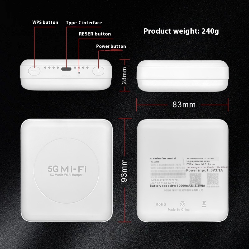 Title 3, Routeur sans fil Wi-Fi portable 5G