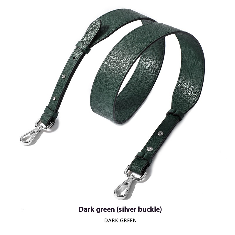 Dark Green Silver Buckle