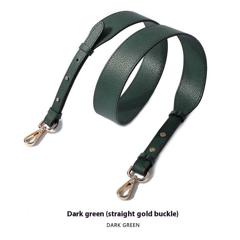 Dark Green Gold Buckle