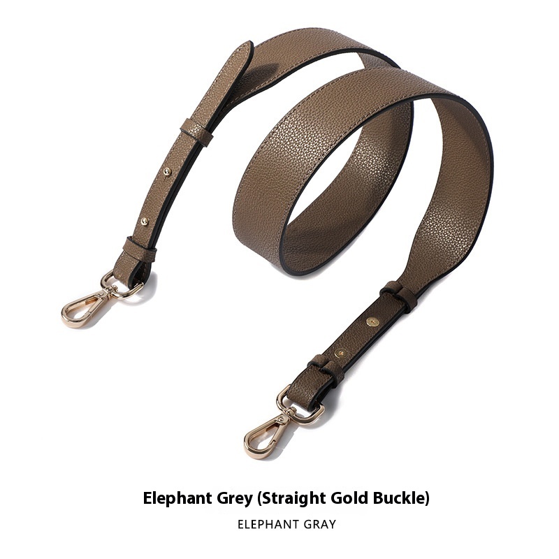 Elephant Gray Gold Buckle