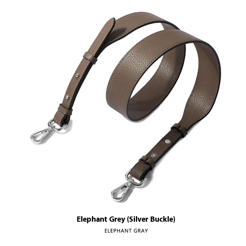 Elephant Gray Silver Buckle