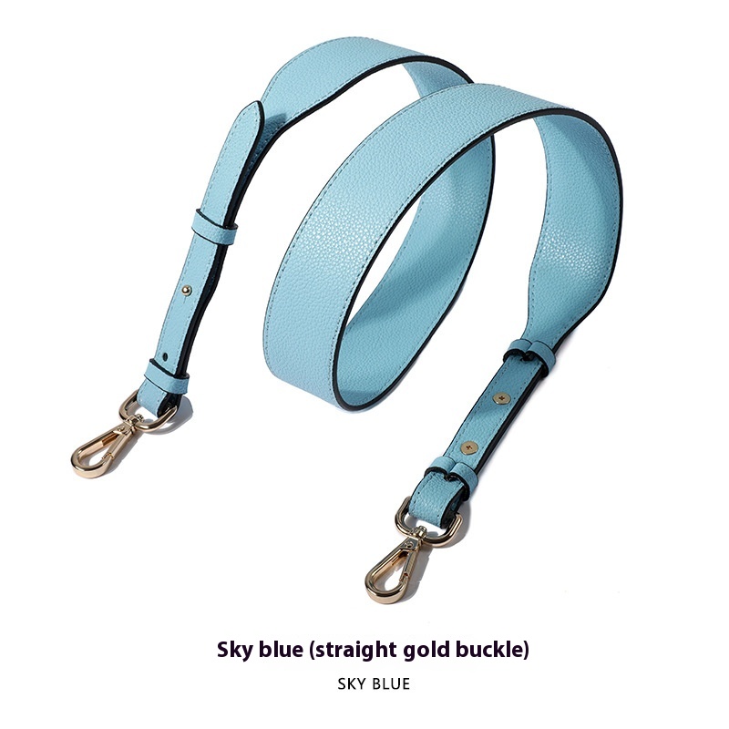 Sky Blue Gold Buckle