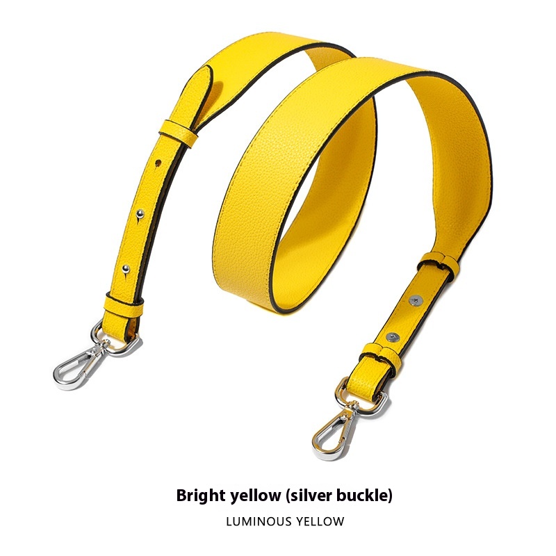 Bright Yellow Silver Buckle