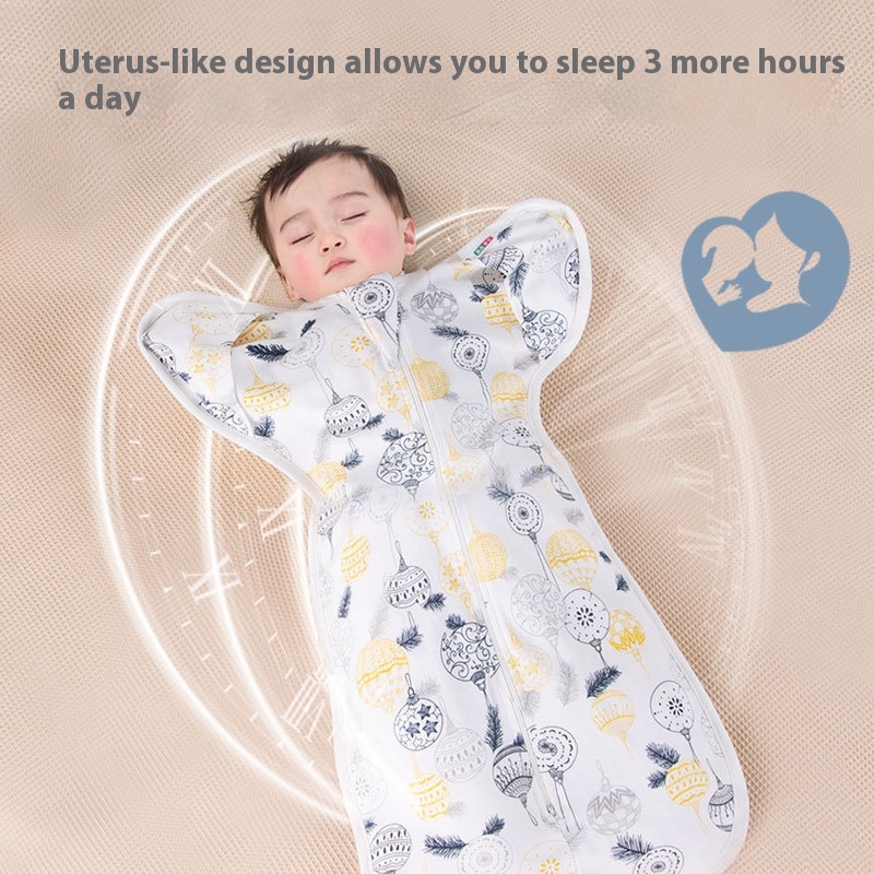 Newborn baby surrender swaddle summer spring autumn anti-startle sleeping bag