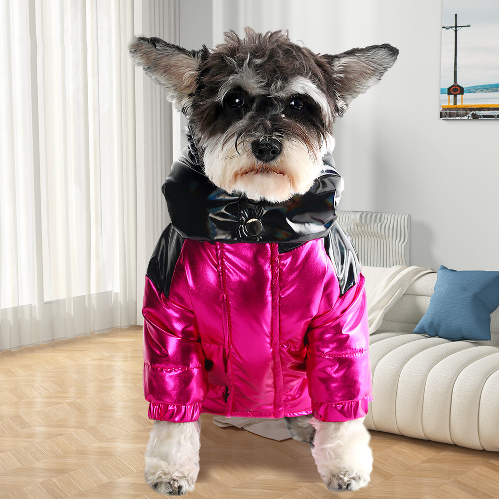 Title 4, Pet Dog Clothes Down Jacket Thick Warm Winter C...