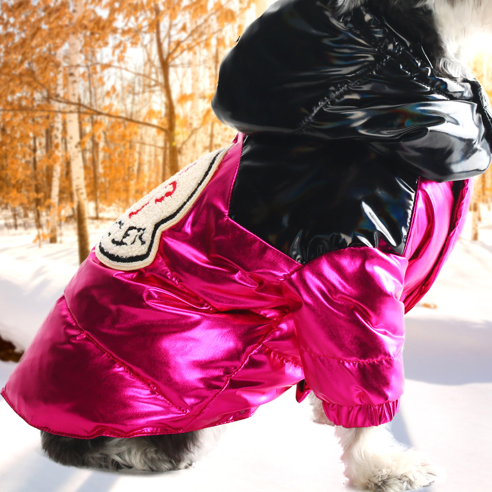 Title 6, Pet Dog Clothes Down Jacket Thick Warm Winter C...