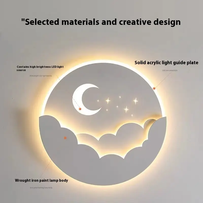 Modern Minimalist Bedroom Bedside Wall Lamp